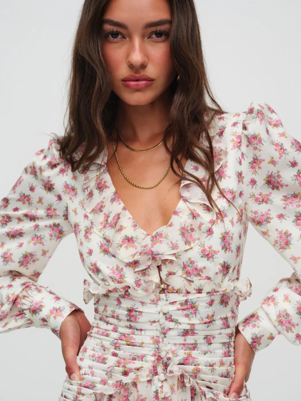 For Love and Lemons Jayleen Mini Dress S
